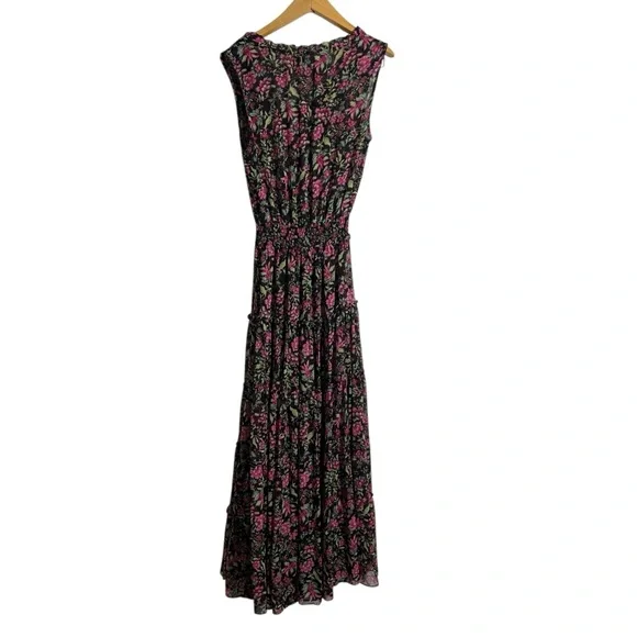 MISA LOS ANGELES Blogger Favorite Hollen Sleeveless Split Neck Tiered Maxi Dress - Picture 5 of 11